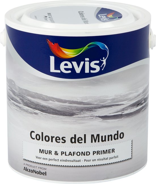 Levis Colores Del Mundo Muur- & Plafondverf Primer - Wit 